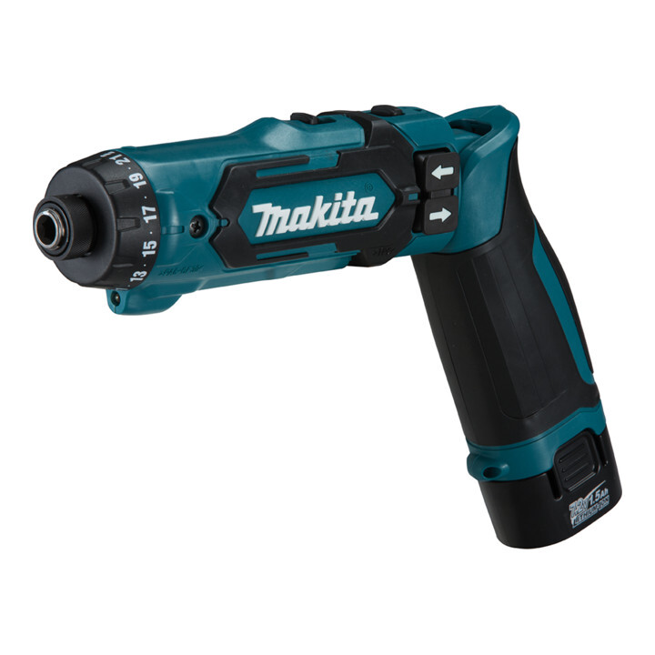 

Аккумуляторная шарнирная дрель Makita DF012DSE