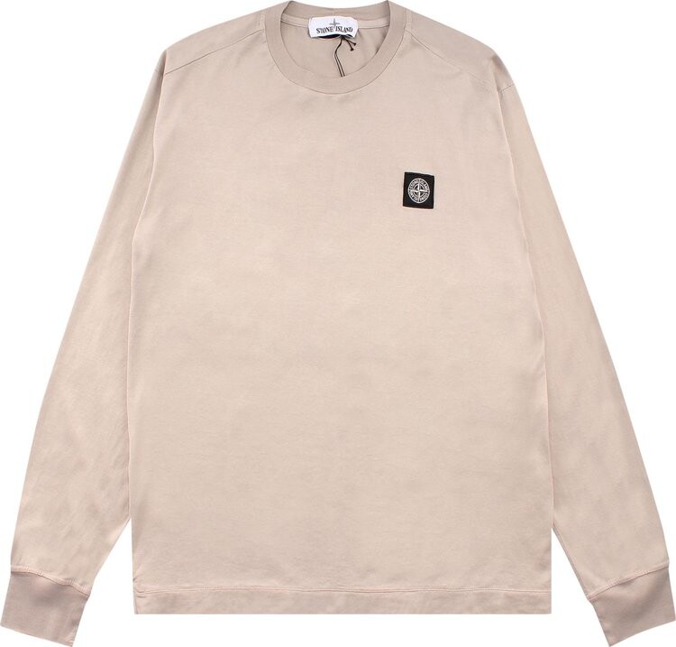

Футболка Stone Island Classic Long-Sleeve T-Shirt 'Dark Beige', загар