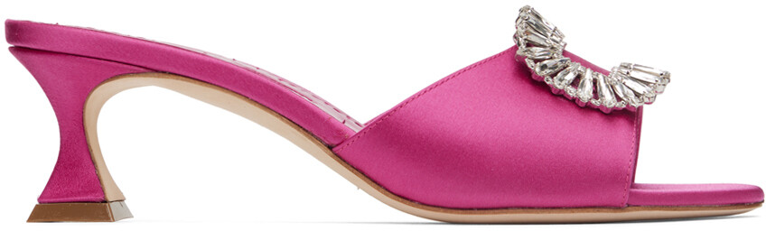 

Розовые туфли на каблуках Laalita Manolo Blahnik