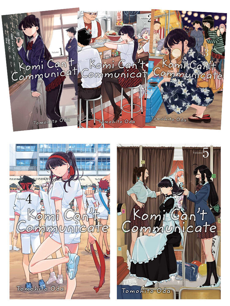 

Манга Komi Can't Communicate Manga (1-5) Bundle