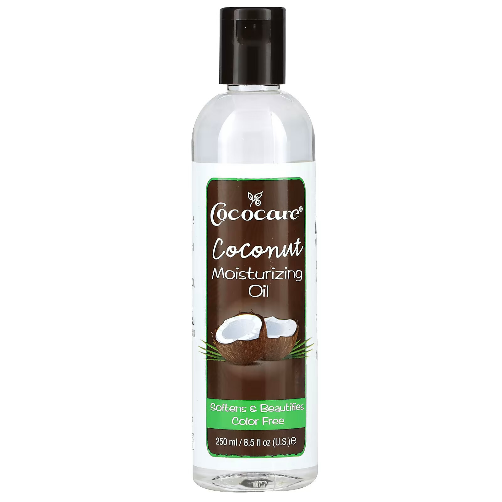 Cococare, увлажняющее кокосовое масло, 250 мл (9 жидк. унций) palmer s cocoa butter formula увлажняющее масло для тела с легким запахом 250 мл 8 5 жидк унций
