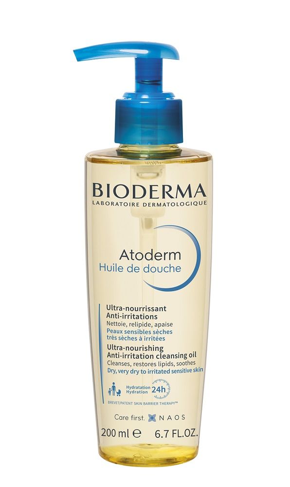 Bioderma Atoderm Huile De Douche масло для ванны, 200 ml ультра увлажняющее масло для душа ultra hydratant huile de douche масло 500мл