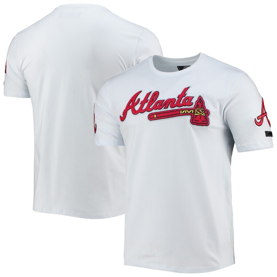 

Футболка с коротким рукавом Pro Standard Atlanta Braves, белый