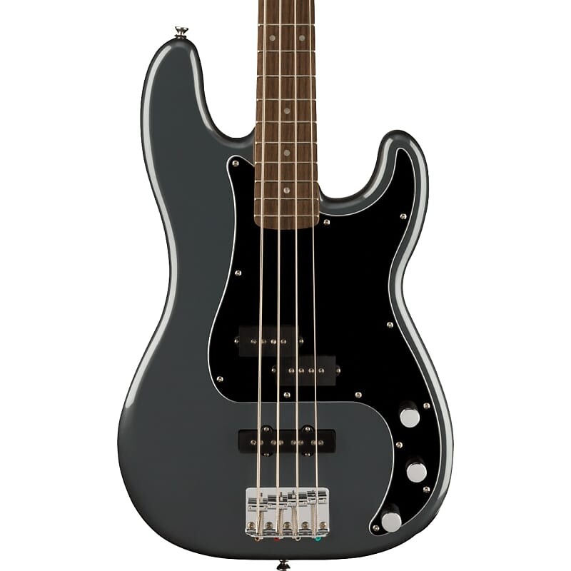 

Fender Squier Affinity Precision/Jazz Bass Guitar-Charcoal Frost Metallic 0378551569