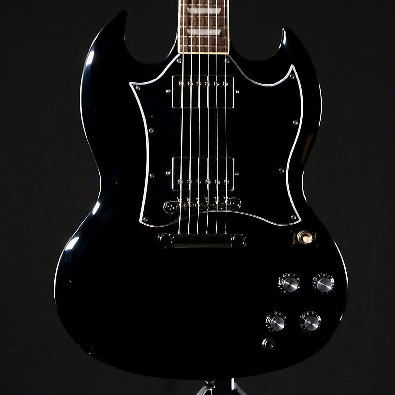 

Стандартная электрогитара Epiphone SG — черное дерево SG Standard Electric Guitar