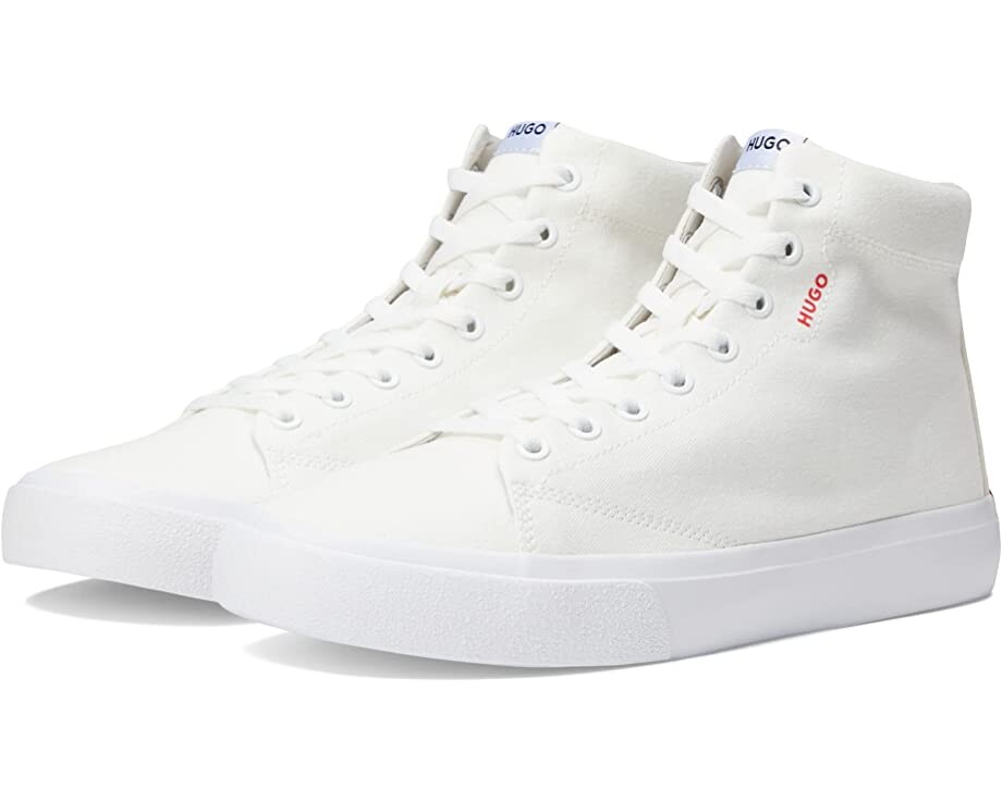 

Кроссовки Dyer High-Top Canvas Sneaker HUGO, белый