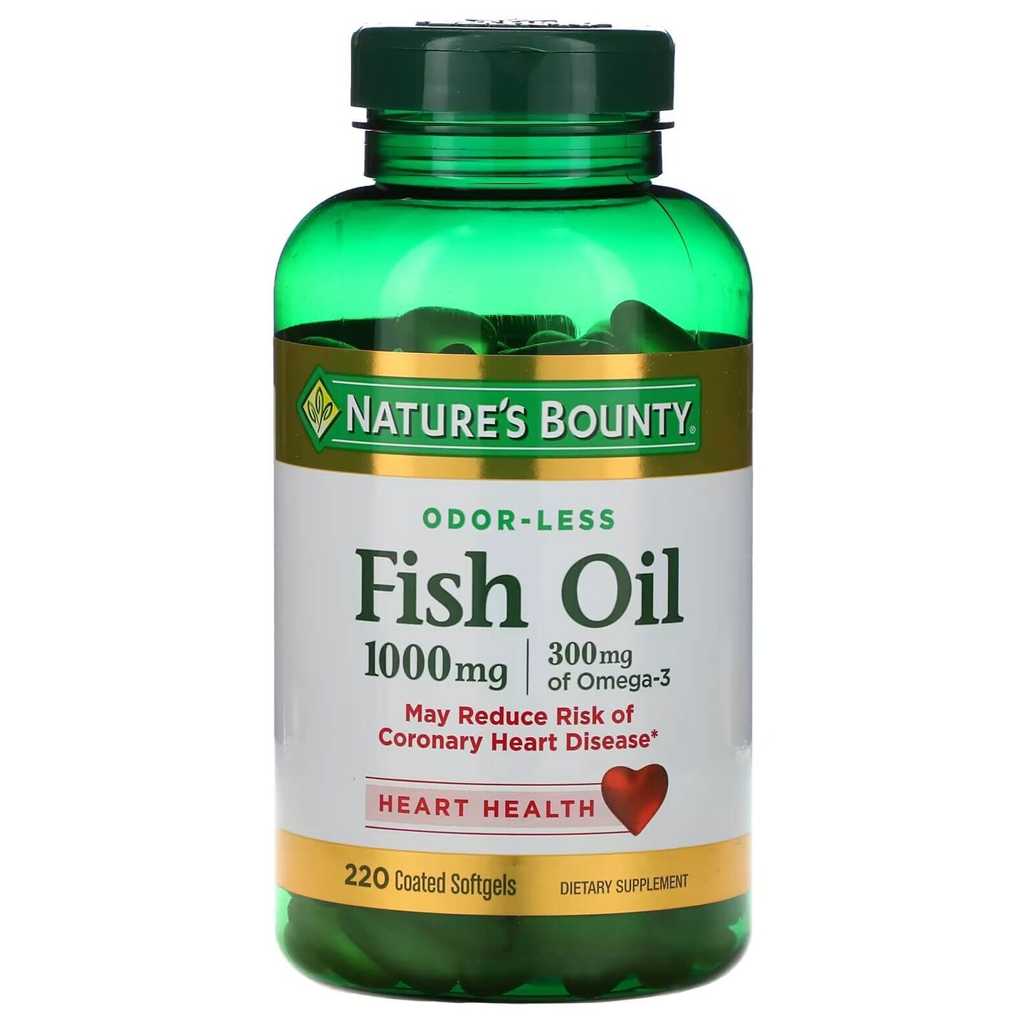 

Рыбий жир 1000 мг Nature's Bounty, 220 капсул