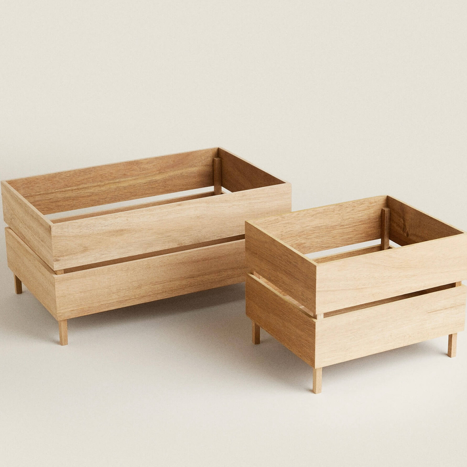 

Ящик для хранения Zara Home Acacia, коричневый