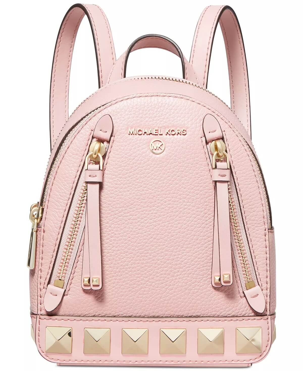 

Рюкзак Michael Michael Kors Studded Mini Brooklyn, светло-розовый