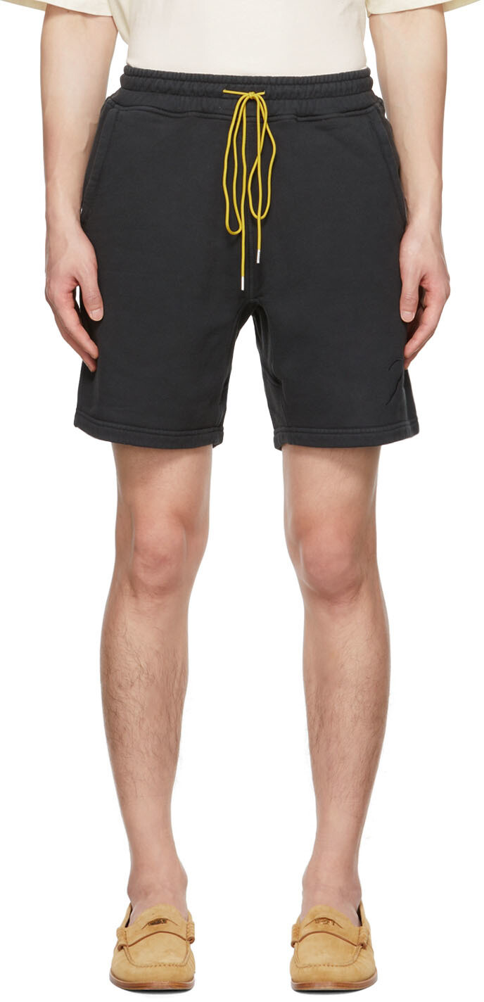 

Черные шорты с вышивкой Rhude