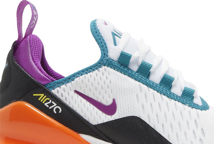 Nike Air Max 270 GS White Orange Purple CDEK.Shopping