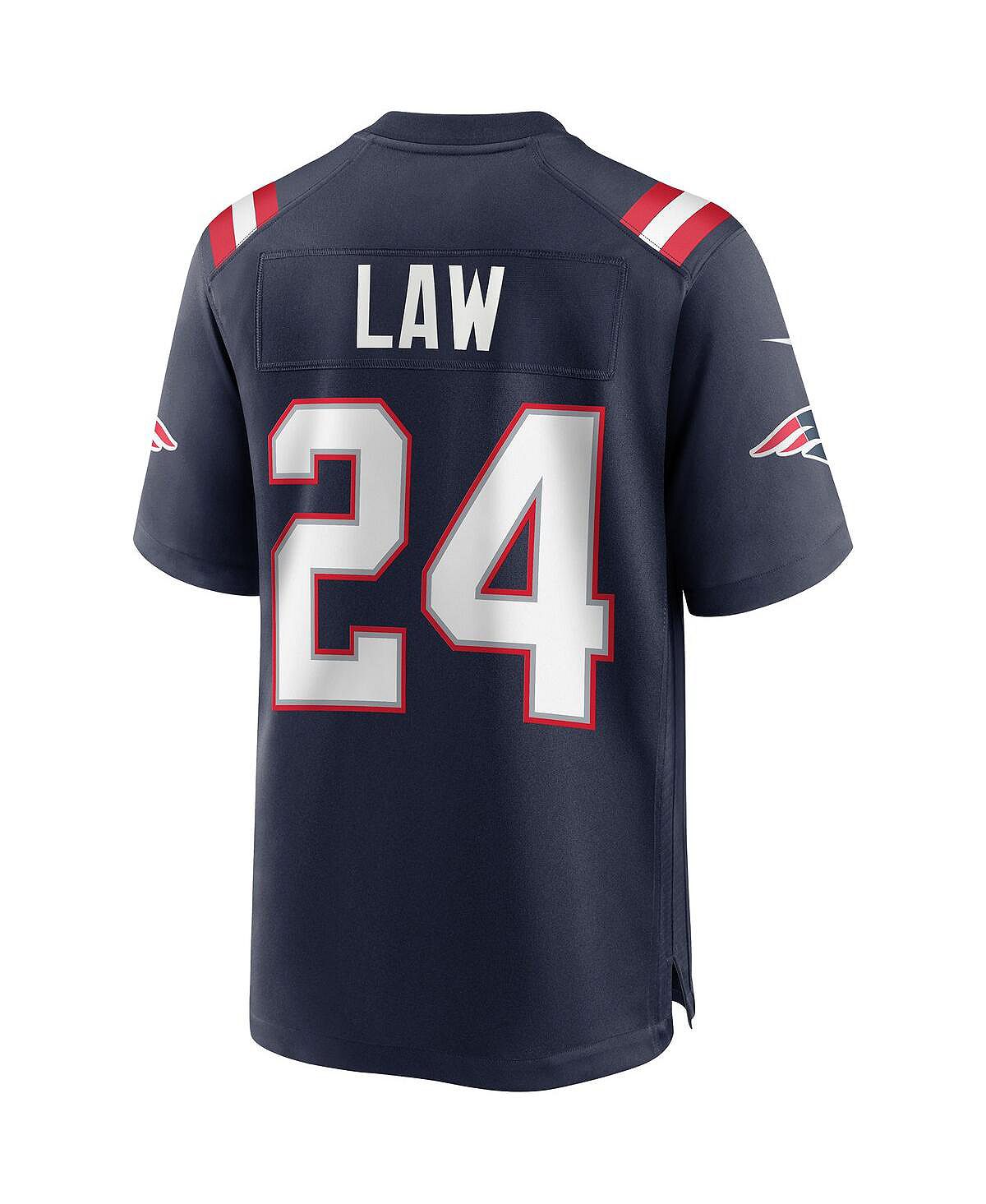 Мужская футболка ty law navy new england patriots game для пенсионеров  Nike, синий – заказать из-за границы с доставкой в «CDEK.Shopping»