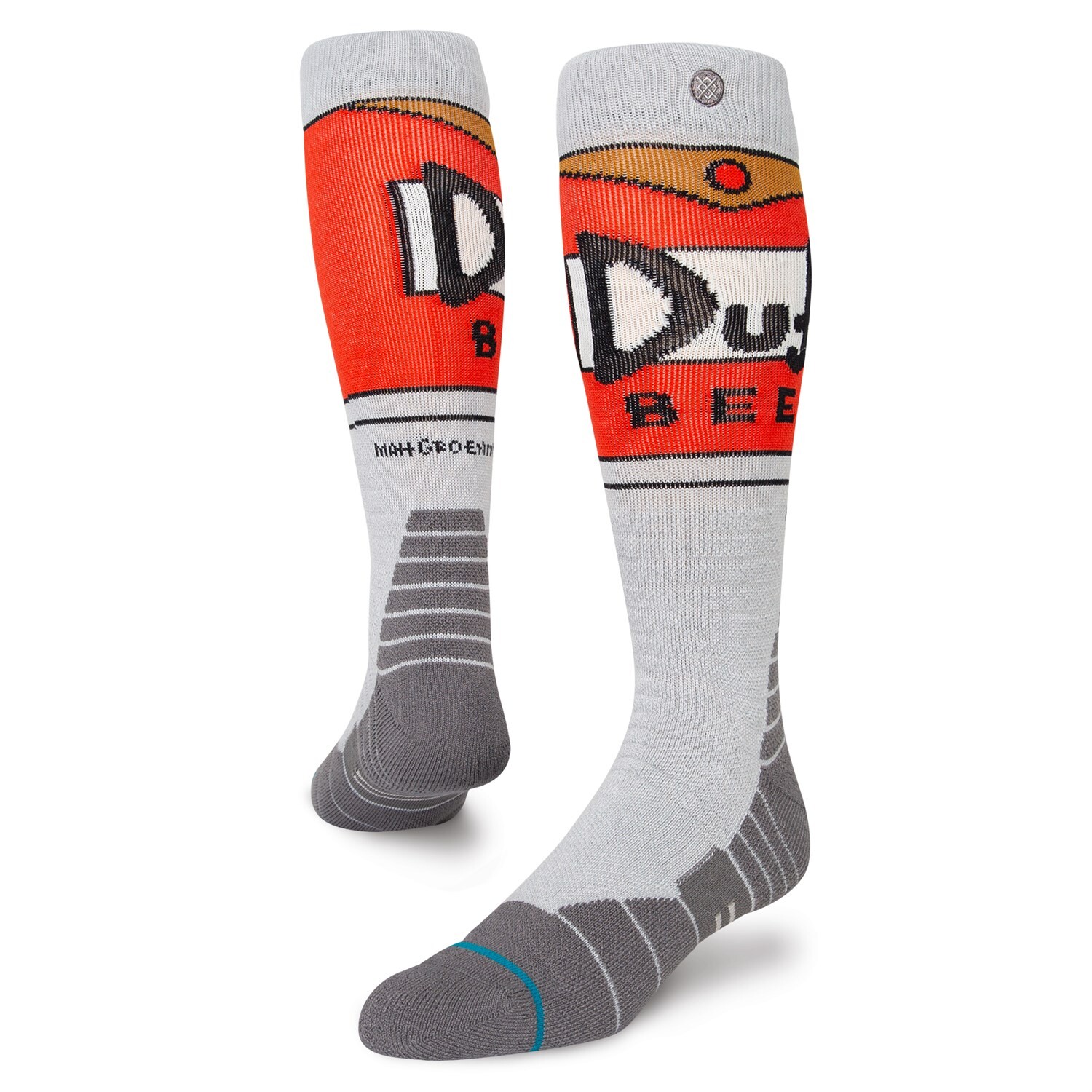 

Носки Stance Duff Beer Snow, серый