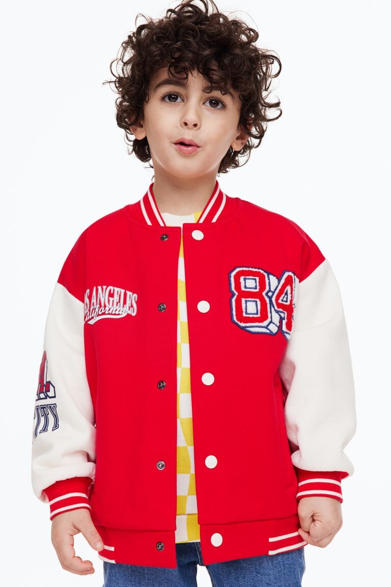 

Бейсбольная куртка с аппликацией H&M