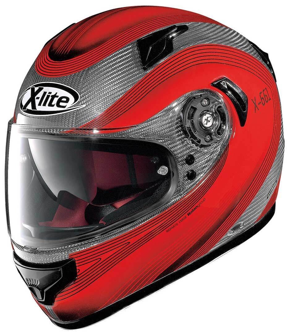

Шлем X-Lite X-661 Extreme Titanium Verdon N-Com, красный
