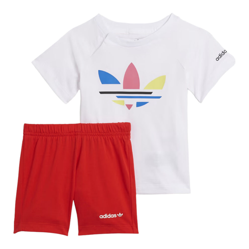 

Костюм Adidas Originals Adicolor, белый/красный