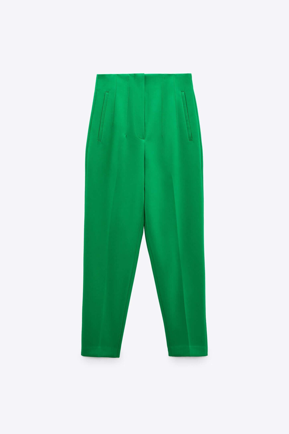 

Брюки Zara High-waist, зеленый
