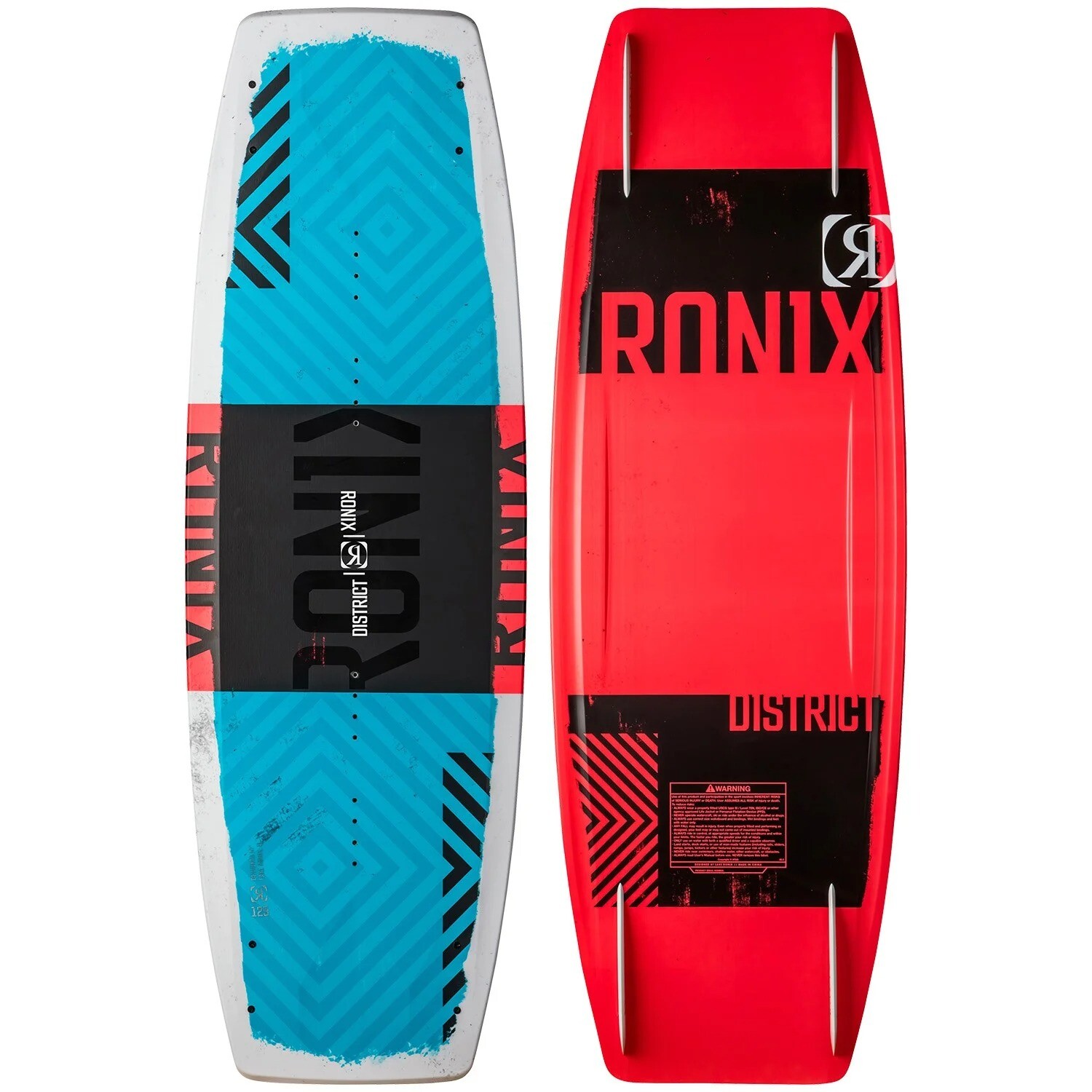 

Вейкборд Ronix District Kids' 2023, красный/голубой