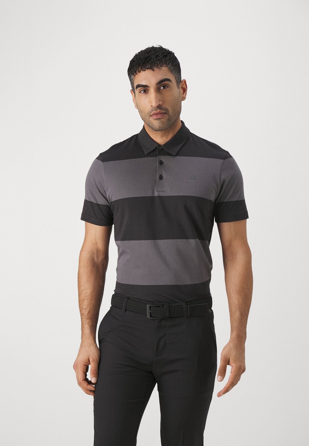 

Поло Colorblock Rugby adidas Golf, цвет black/grey