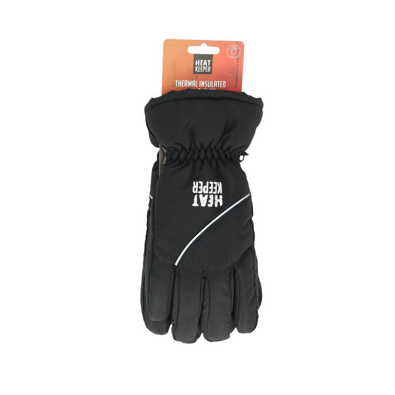 цена Мужские лыжные перчатки Heat Keeper черные