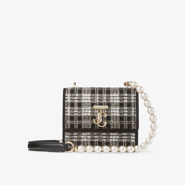 

Атласная сумка на плечо Varenne Jimmy Choo, черный