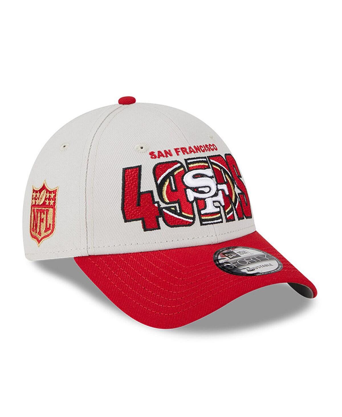 

Мужская регулируемая кепка Stone, Scarlet San Francisco 49ers 2023 NFL Draft 9FORTY New Era