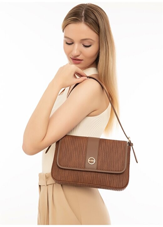 

Женская сумка через плечо Tan 27X17x7 см 05FM24Y1032 Fossil, загар