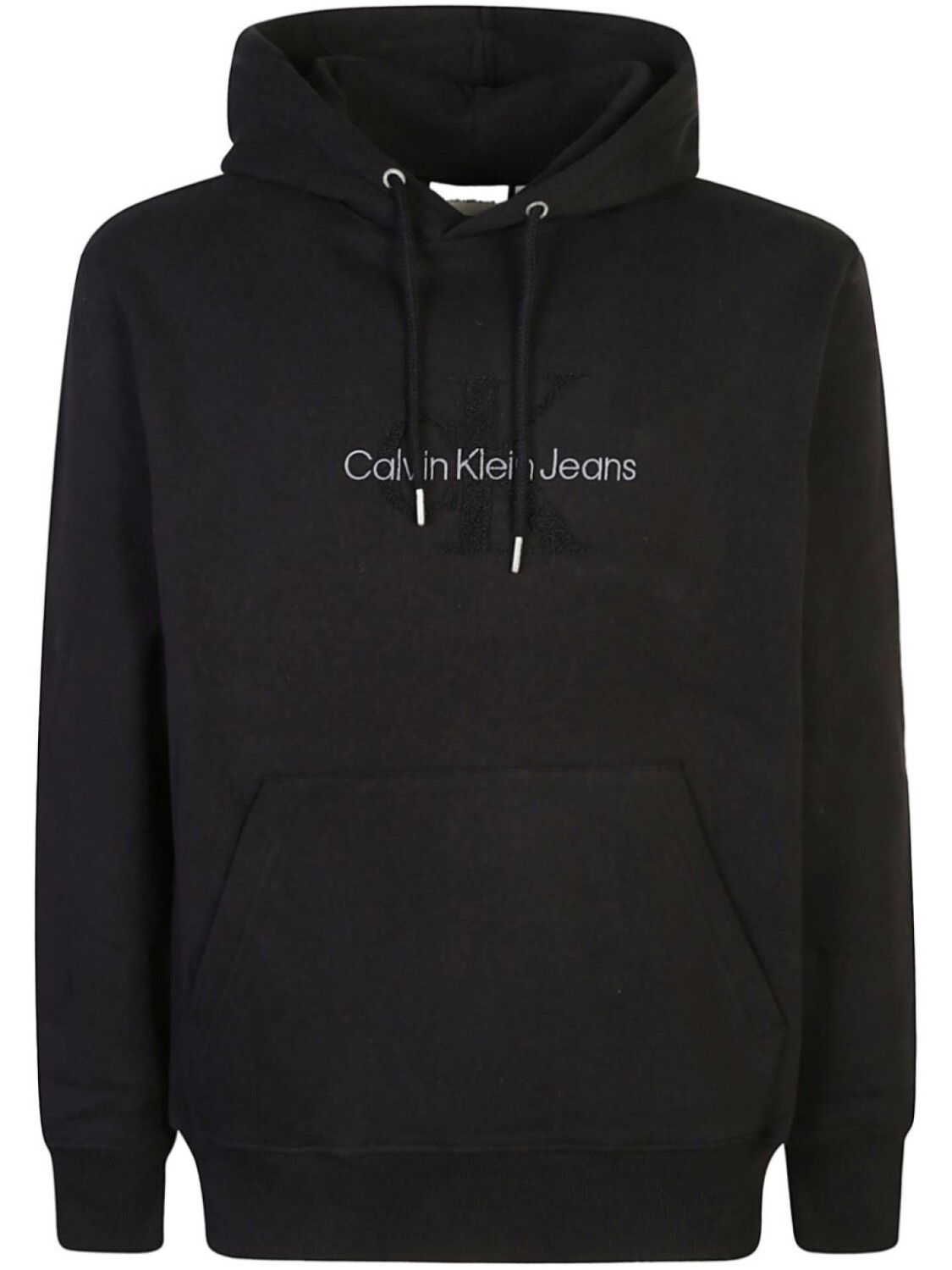 

Толстовка с капюшоном и логотипом Calvin Klein Jeans, черный
