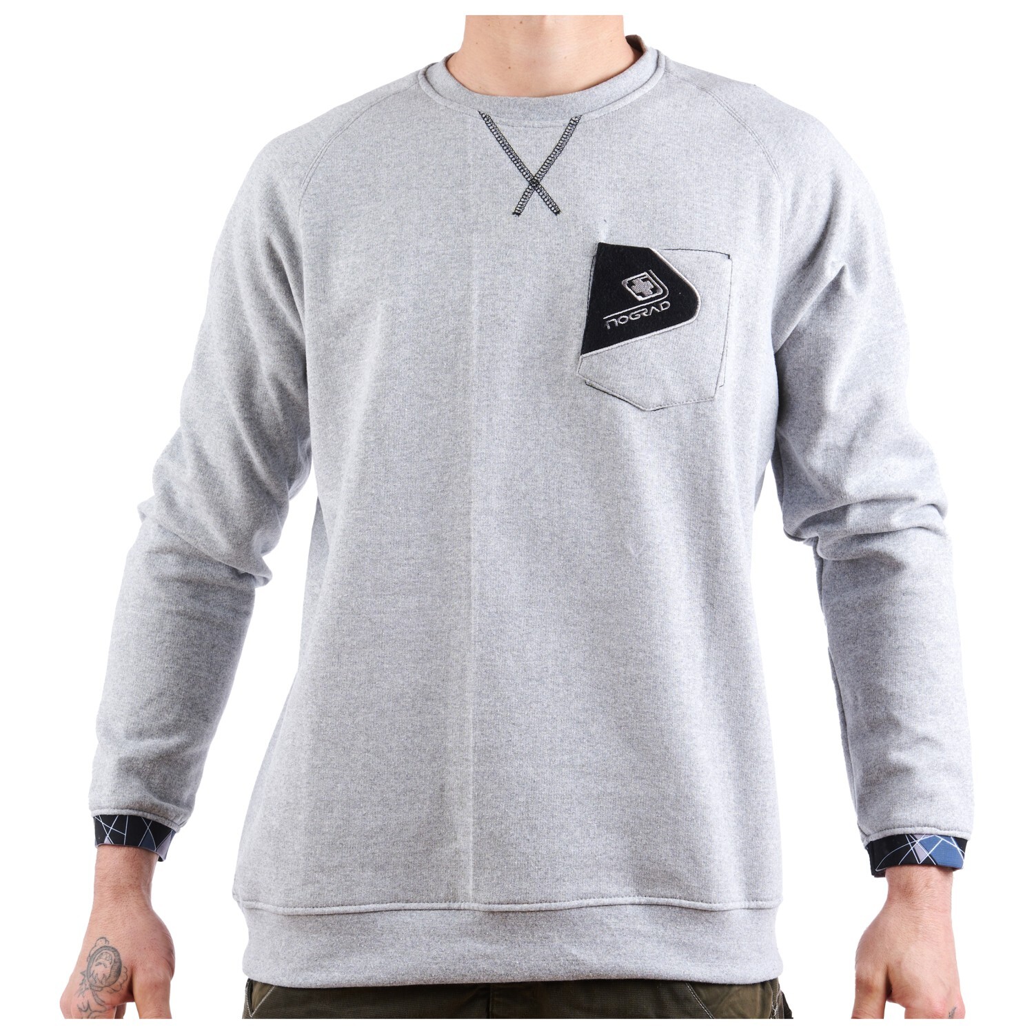 

Пуловер Nograd Pocket Sweat, серый