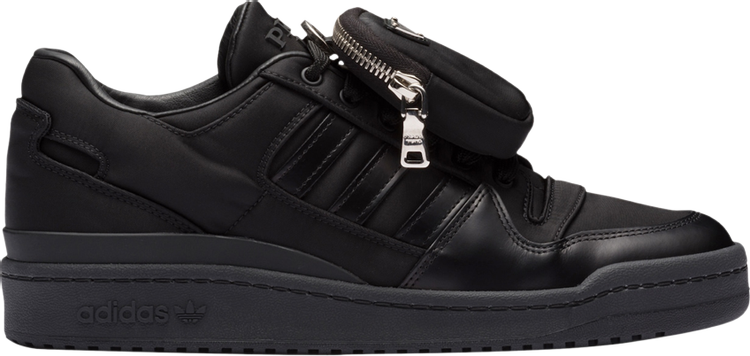 Кроссовки Adidas Adidas x Prada Forum 'Black', черный - фото