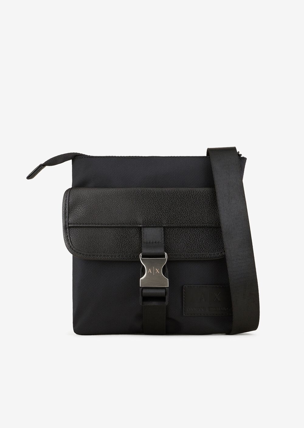 

Плоская сумка через плечо Armani Exchange, черный