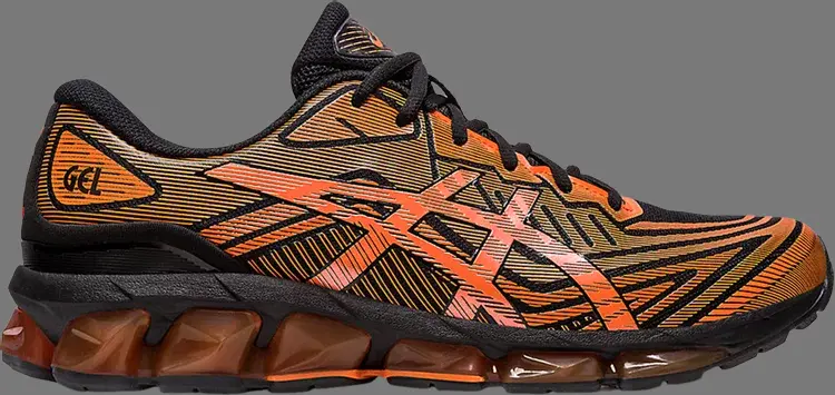

Кроссовки gel quantum 360 7 'black habanero' Asics, черный