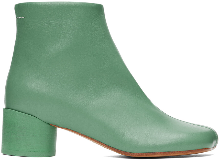 

Зеленые ботинки Anatomic 45 MM6 Maison Margiela, Зеленый