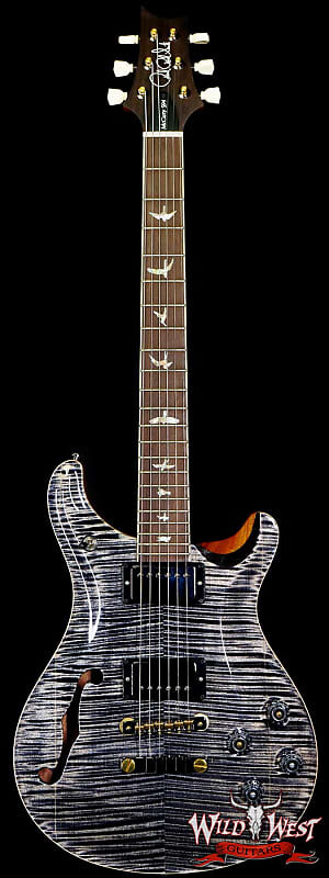 

Paul Reed Smith PRS Artist Package McCarty 594 Semi-Hallow Накладка на гриф из бразильского палисандра Темно-серый с натуральной тыльной стороной