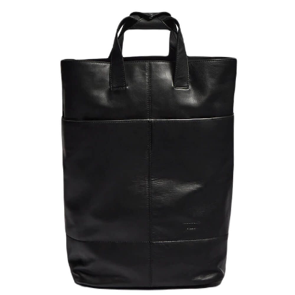 

Рюкзак Massimo Dutti Leather Studio, черный