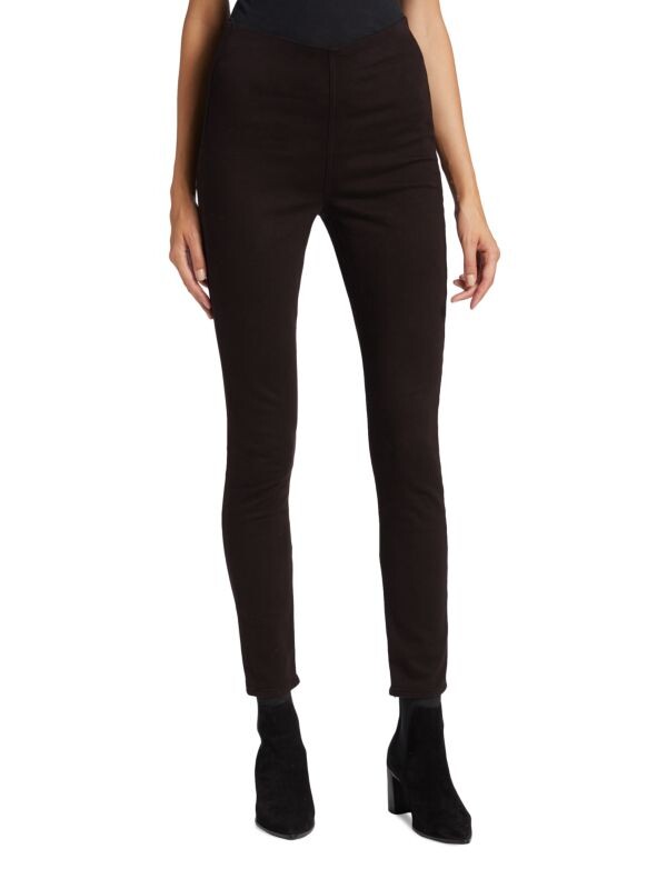 

Брюки с высокой посадкой nina loopback rag & bone Brown