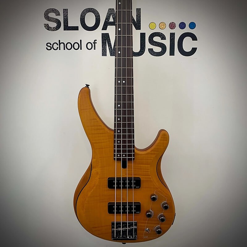 

Бас-гитара Yamaha TRBX604 — матовый янтарный TRBX604FM 4-String
