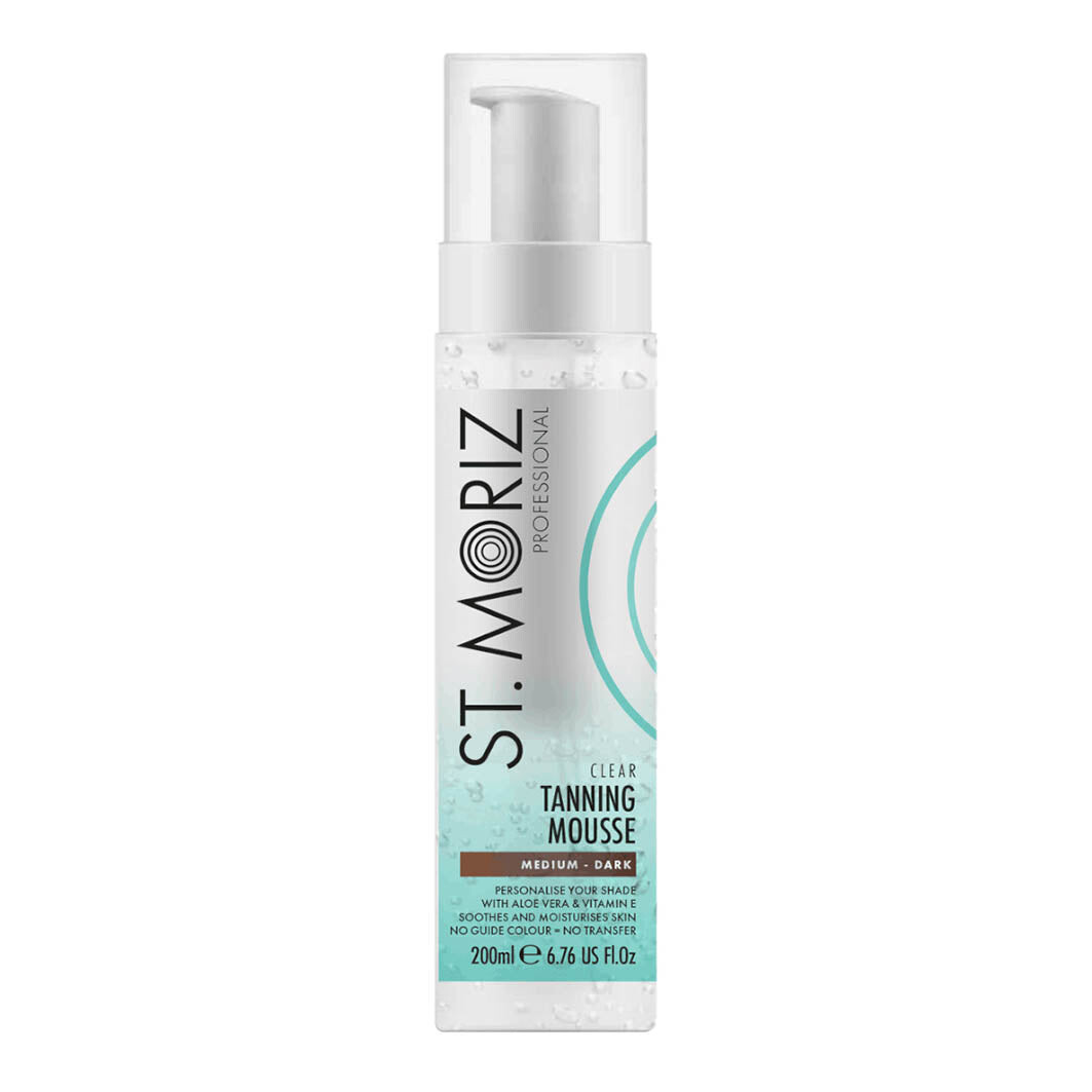 

St.Moriz Professional Clear Tanning Mousse Medium Dark Бесцветный мусс-автозагар 200мл
