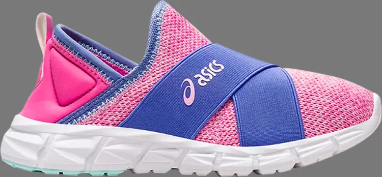 

Кроссовки quantum lyte slip-on ps 'dragon fruit periwinkle blue' Asics, розовый