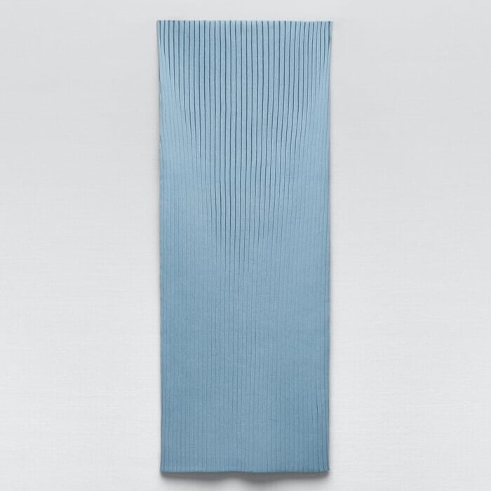 

Юбка Zara Knit Pencil, голубой
