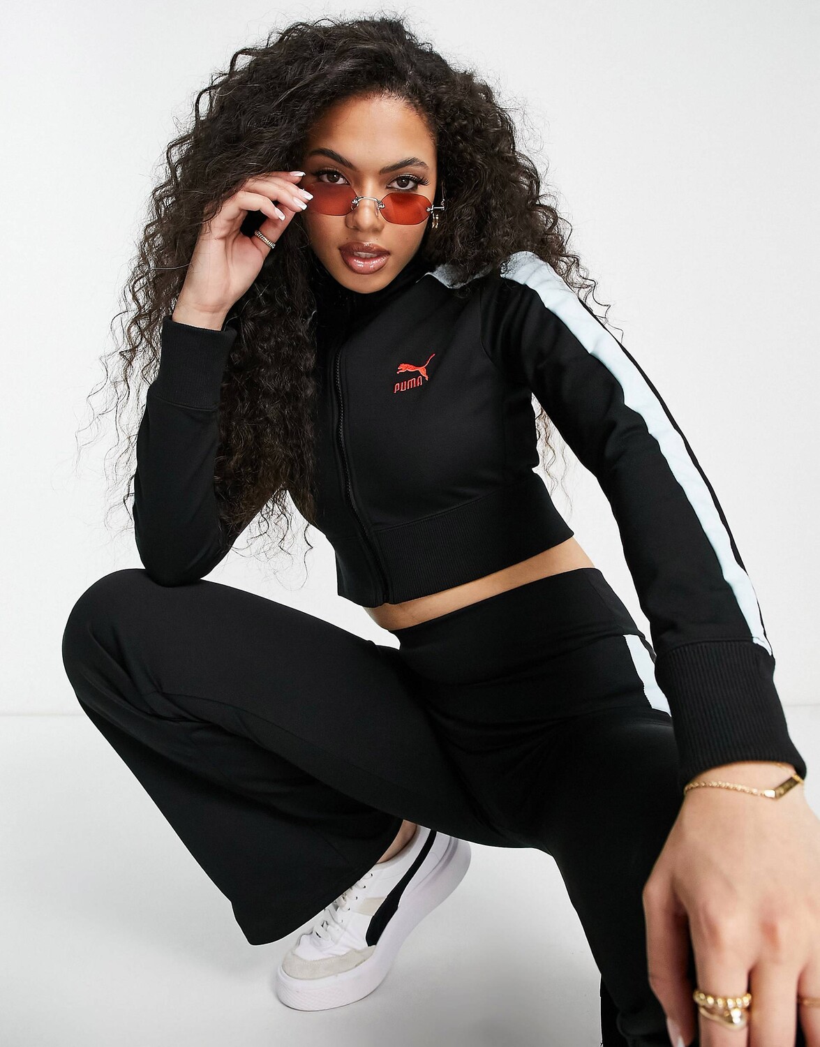 

Черная куртка Puma x Dua Lipa T7, Черный