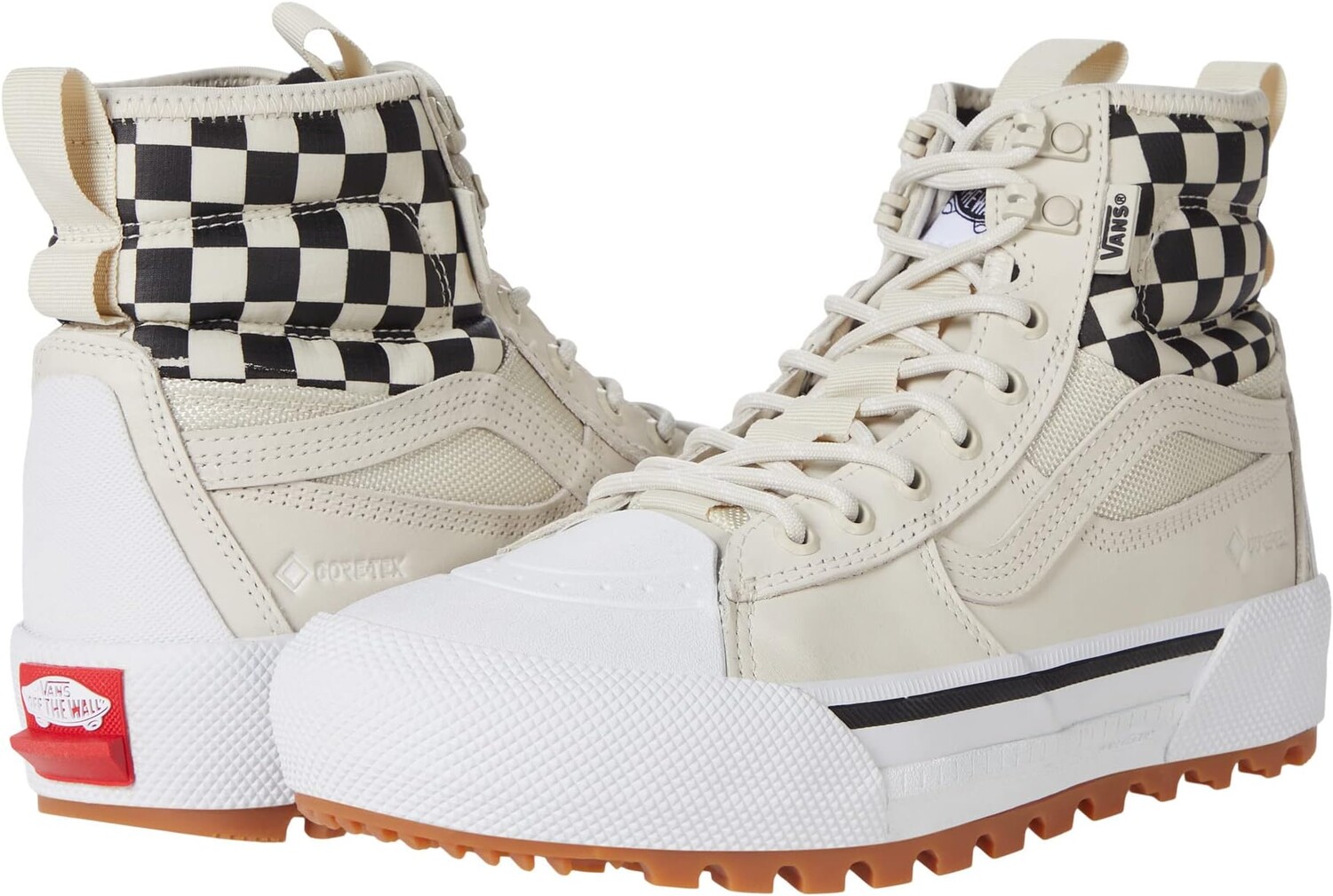 

Кроссовки SK8-Hi GORE-TEX MTE-3 Vans, цвет (Checkerboard) True White/Black