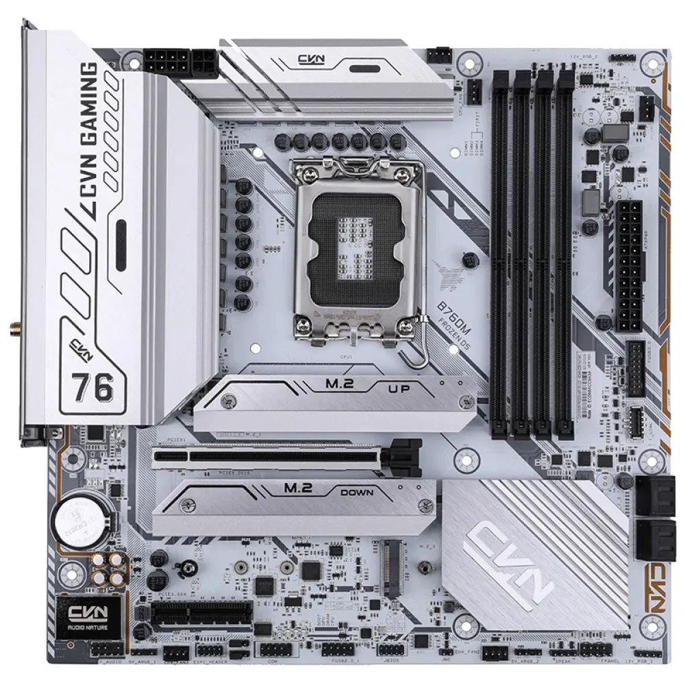 

Материнская плата Colorful CVN B760M FROZEN WIFI D5 V20, LGA1700, DDR5, WIFI
