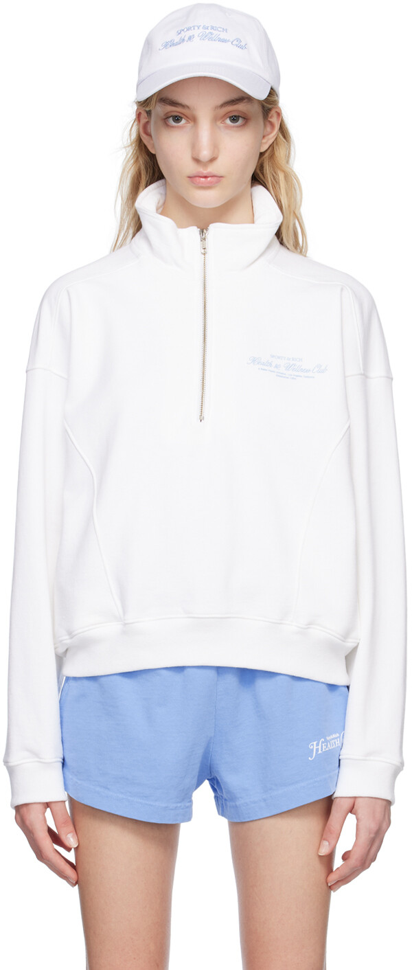 

Белая толстовка H&W Club Sporty & Rich