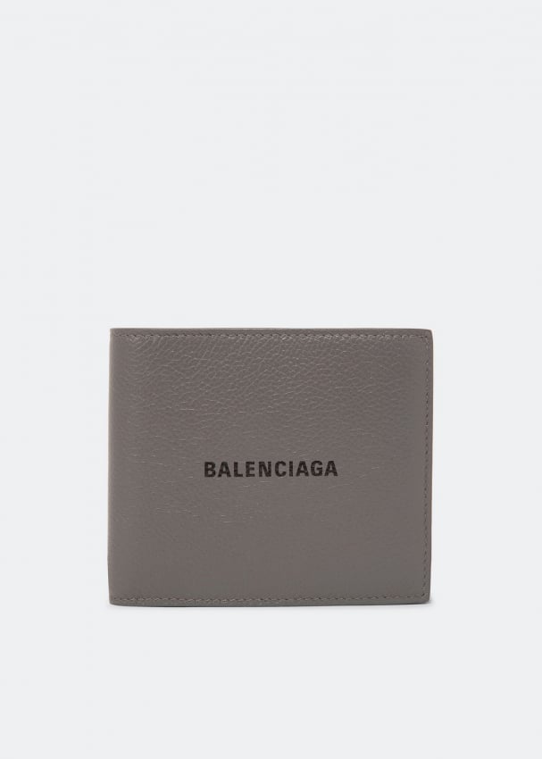 цена Кошелек BALENCIAGA Cash square folded wallet, серый