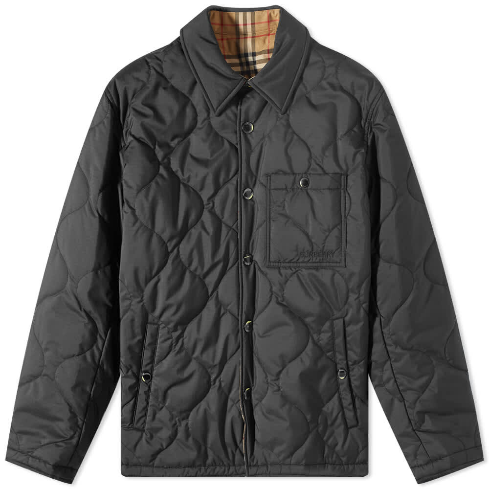 

Двусторонняя стеганая куртка Francis Burberry, Коричневый