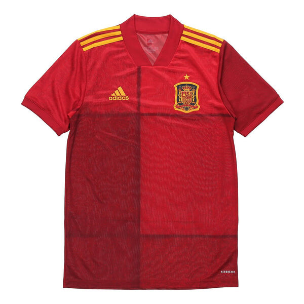 Футболка Adidas Soccer/Football Sports Fan Edition 2020 European Cup Spain Home Red, Красный шорты adidas rbfa h sho european cup belgium national team home soccer football sports black черный