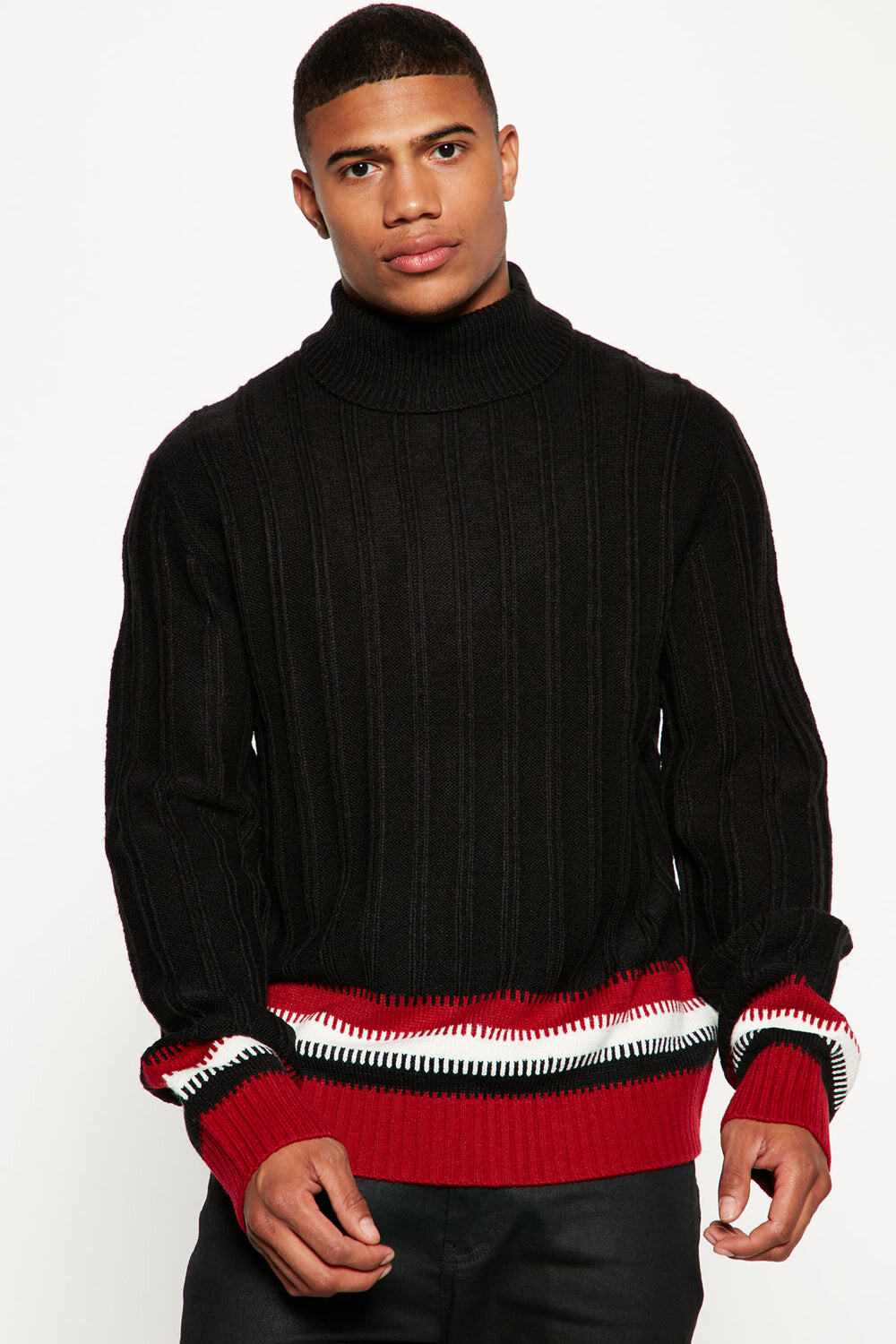

Свитер Fashion Nova FNMH1024, черный