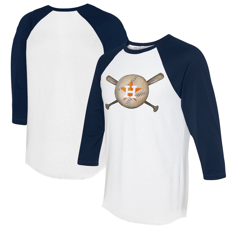 

Футболка с длинным рукавом Tiny Turnip Houston Astros, белый