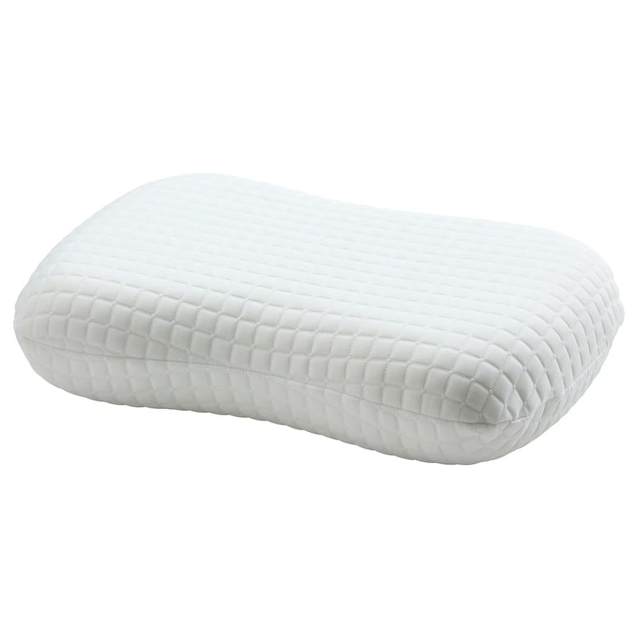 Эргономичная подушка для сна на боку или на спине Nordstalört IKEA, 35 х 50 см, белый эргономичная подушка подушка cft mammut синий